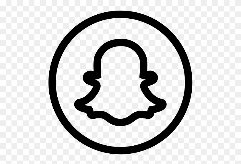 512x512 Snapchat, Snapchat Button, Snapchat Logo Icon With Png And Vector - Snap Logo PNG