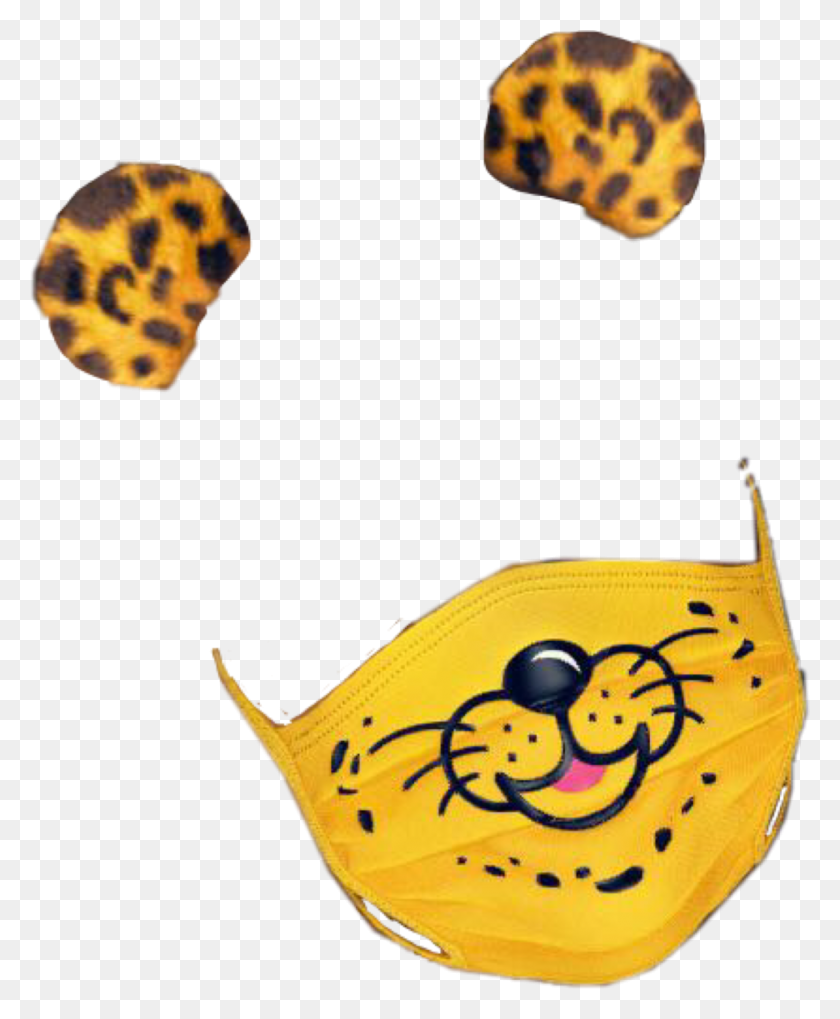 1302x1601 Snapchat Snapchatfilter Gato Cheetah Freetoedit - Snapchat Clipart