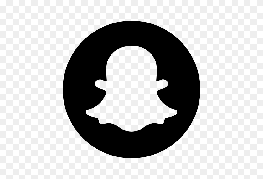 512x512 Snapchat, Social Icon Png And Vector For Free Download - Snapchat White PNG