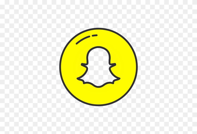 512x512 Snapchat Social Logo Png Icon - Snapchat Stickers Png