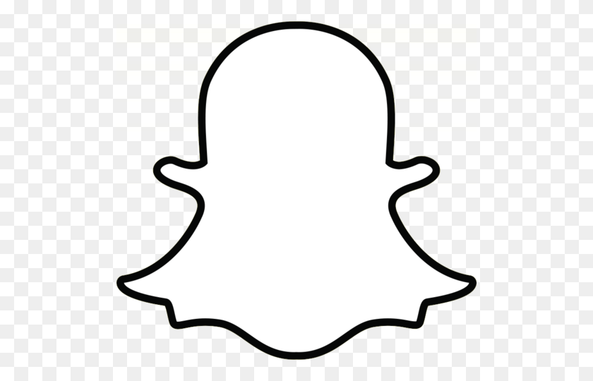 510x480 Snapchat White Png Png Image - Snapchat White PNG