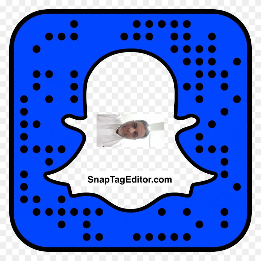 1024x1024 Snaptag Editor Edit Your Very Own Snapchat Qr Code Easily!! - Snapchat Logo Transparent PNG