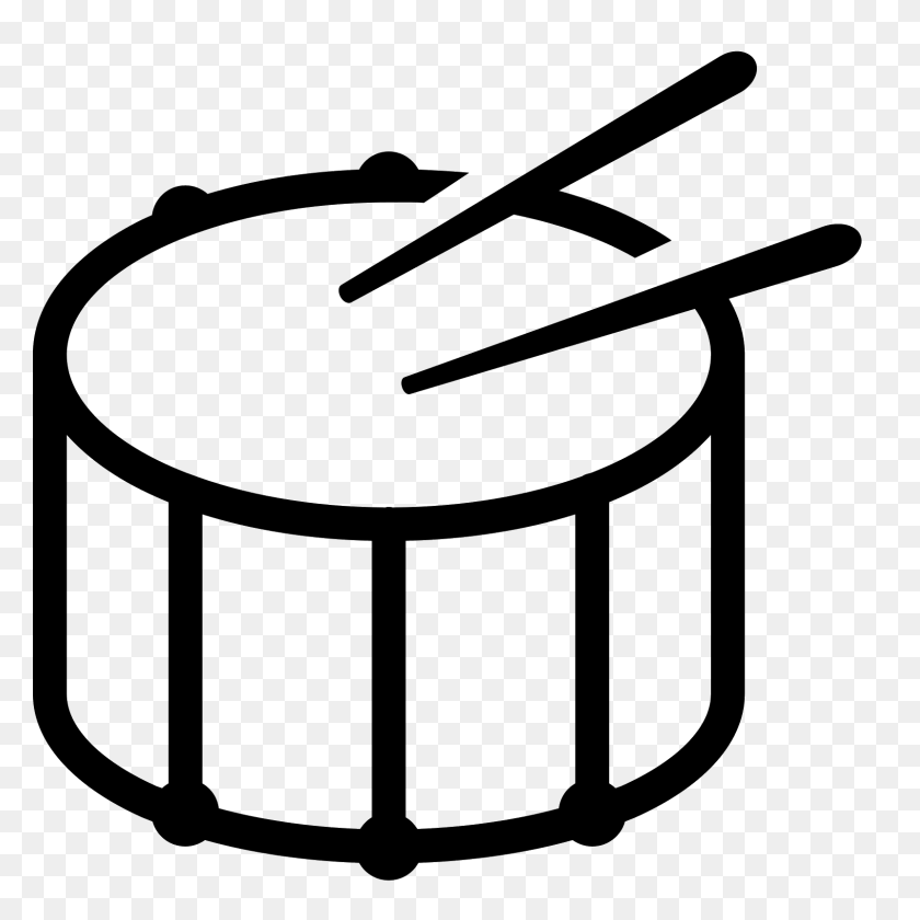 1600x1600 Snare Drum Png Black And White Transparent Snare Drum Black - Snare Drum Clipart
