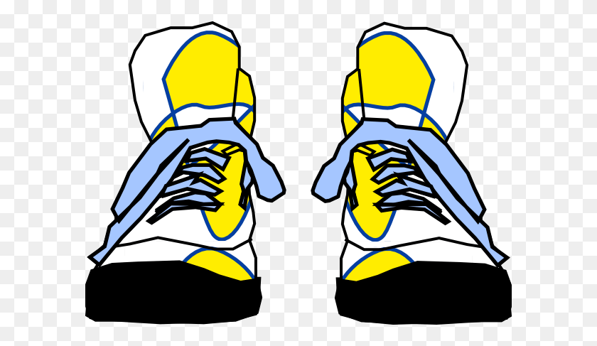 600x427 Sneaker Cliparts - Basketball Shoes Clipart