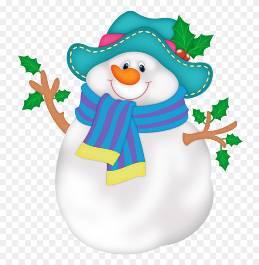 741x800 Snegoviki Cute Printables Snowman, Clipart Y Natal - Snowball Clipart