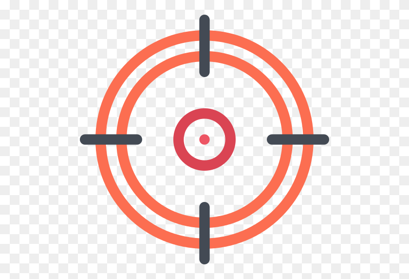 512x512 Sniper Gun Target Png Icon - Target PNG