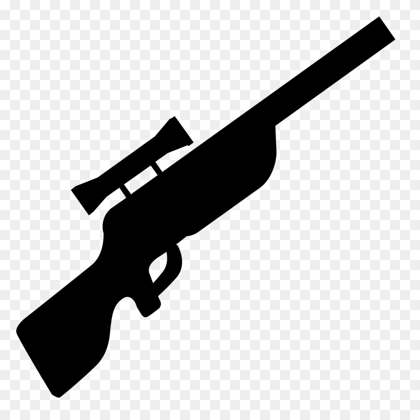 1600x1600 Значок Снайперской Винтовки - Пистолет Прозрачный Png