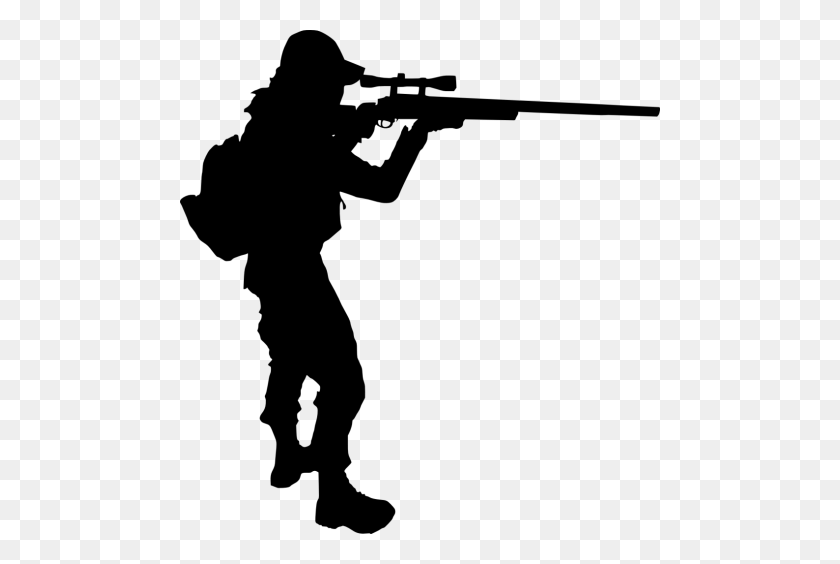 480x504 Sniper Shooter Silhouette Png - Sniper PNG