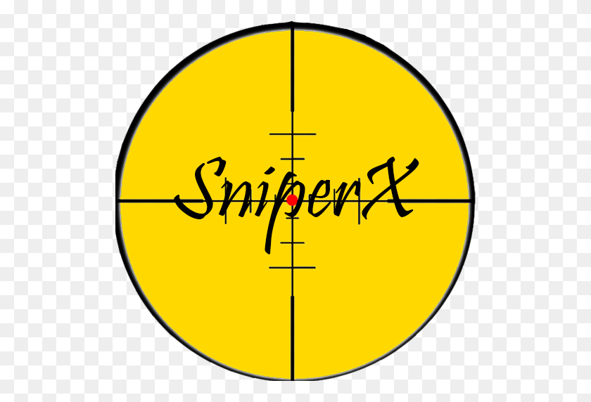 512x512 Sniperx Sniper Scope Appstore Para Android - Sniper Scope Png