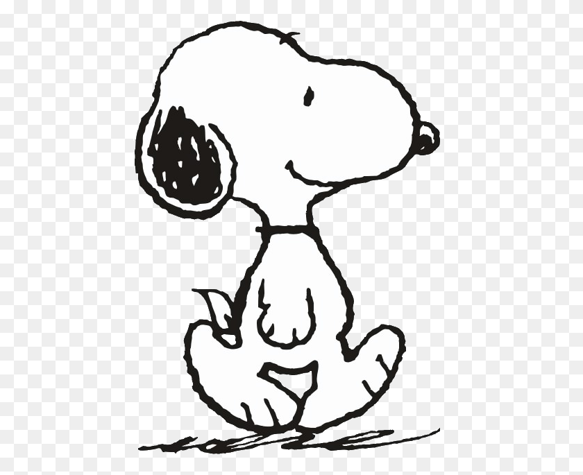750x625 Snoopy Clipart - Walk Clipart Black And White
