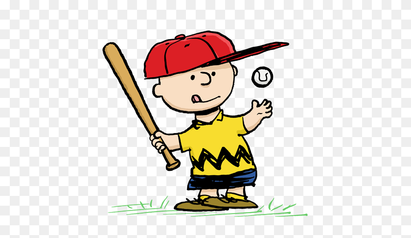 440x426 Snoopy Clipart Baseball - Boy Playing Baseball Clipart