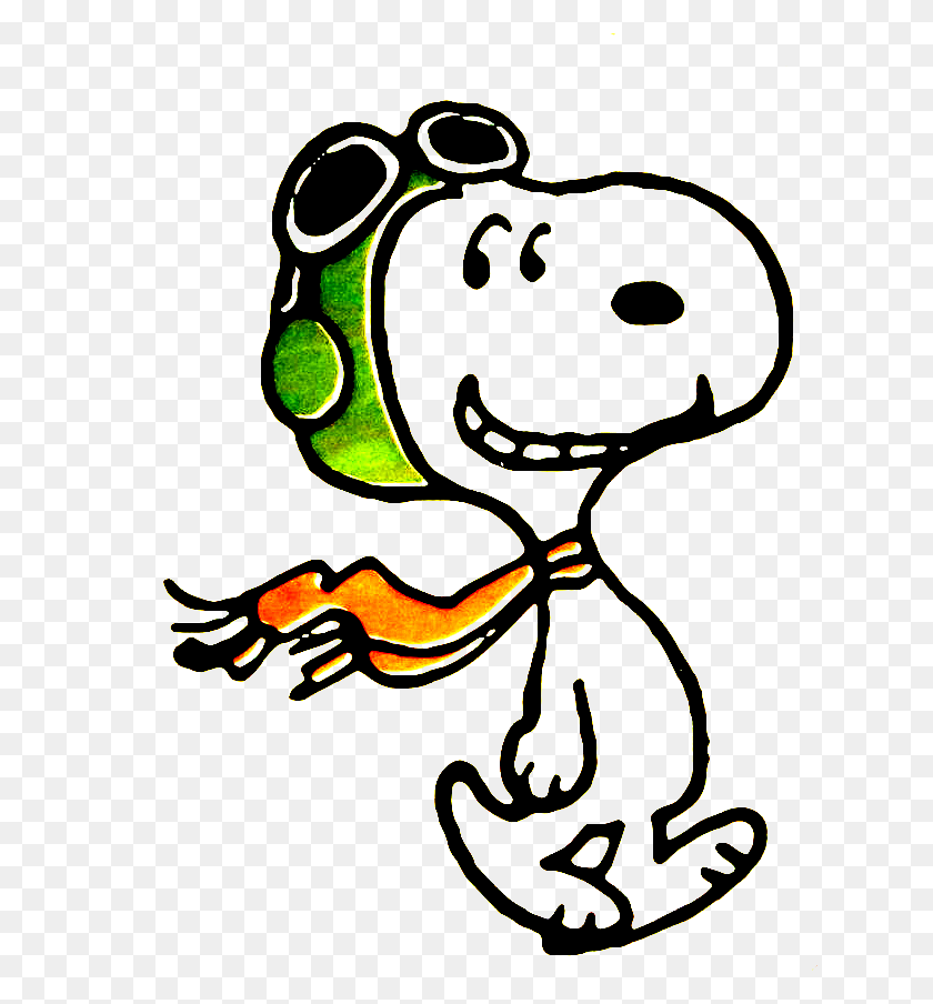 632x844 Snoopy Flying Ace Clipart Colección De Imágenes Prediseñadas - Snoopy Valentine Clipart