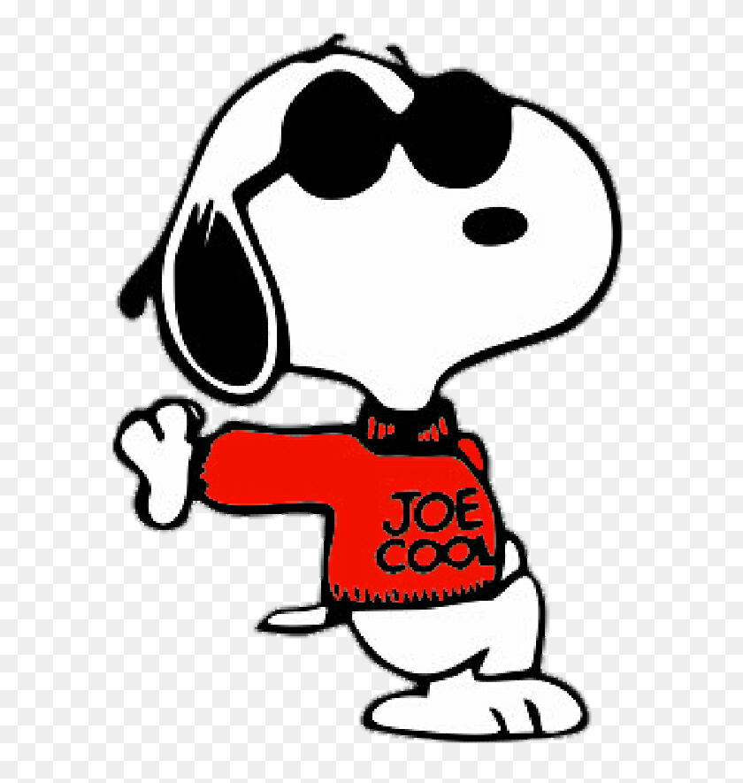 Загрузите эту потрясающую картинку Наклейки Snoopy Joecool - Снупи Клипарт ...