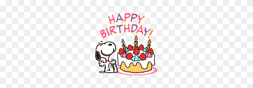 245x234 Snoopy, The Dog Of A Thousand Faces, Is Here To Laugh, Cry, Smile - Snoopy Happy Birthday Clip Art
