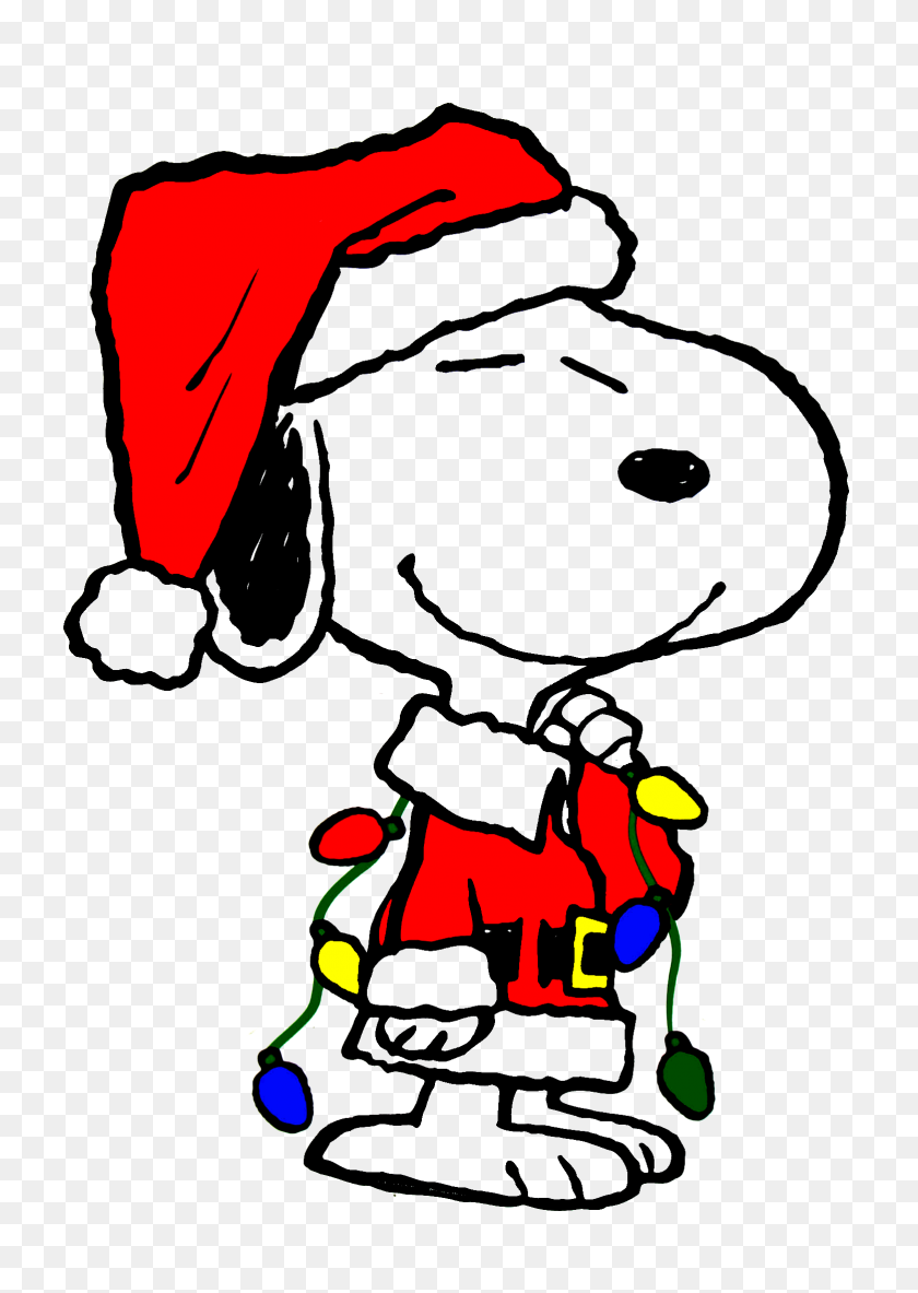 1558x2244 Snoopy The Peanuts Gang - Снупи Рождественский Клипарт
