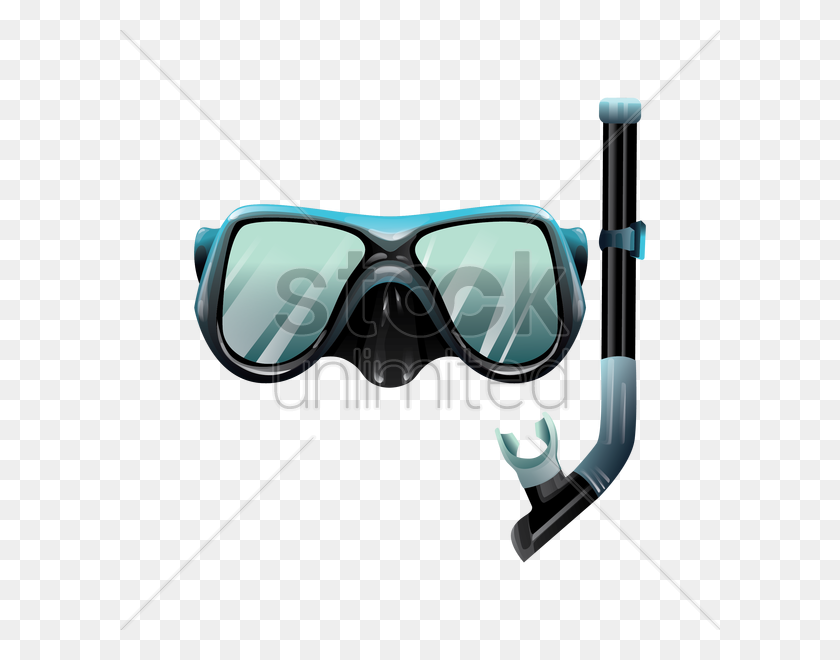 600x600 Snorkel Y Máscara De Imagen Vectorial - Snorkel Png