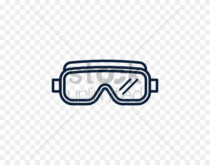 600x600 Máscara De Snorkel De Imagen Vectorial - Máscara De Buceo De Imágenes Prediseñadas