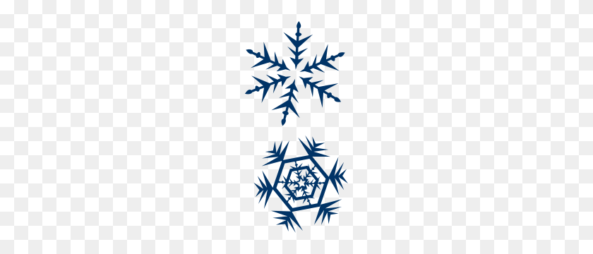 146x300 Snow Clip Art Pictures - Blue Snowflake Clipart