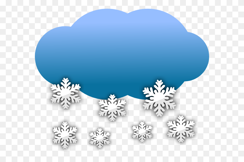 600x499 Снежные Облака Картинки - Снежный Буря Клипарт
