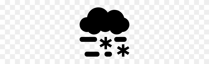 200x200 Snow Falling Icons Noun Project - Snow Falling PNG