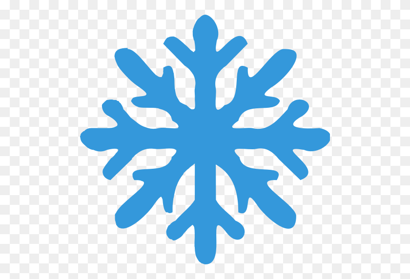 512x512 Снег, Значок Хлопья Без Мелких Плоских Значков - Эффект Снега Png