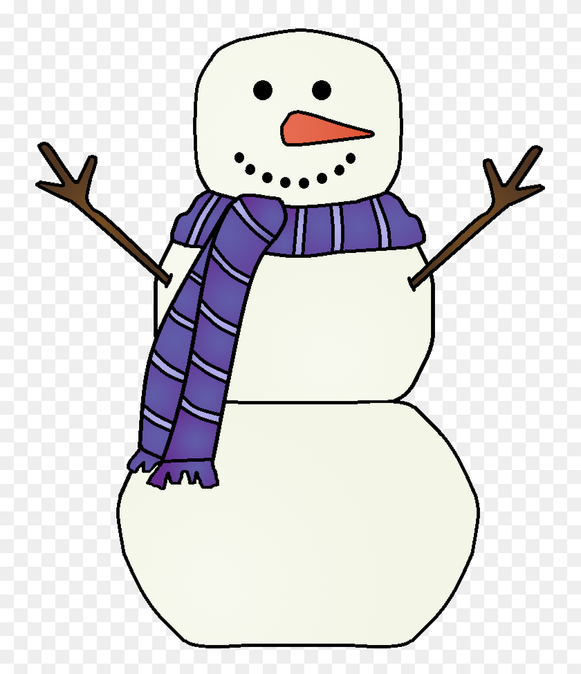 771x915 Snow Man Clipart - Shoveling Snow Clipart