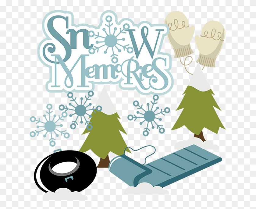 648x626 Snow Memories Snow Memories Scrapbook Snow Clipart Cute - Snow Clipart