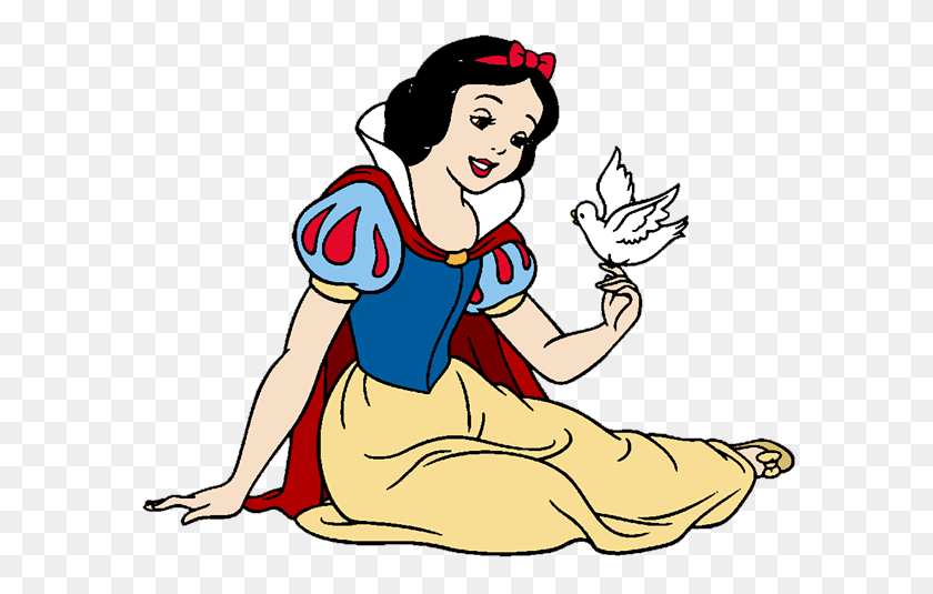 600x475 Snow White And The Seven Dwarfs Clipart Clipartmonk - Snow White Clipart