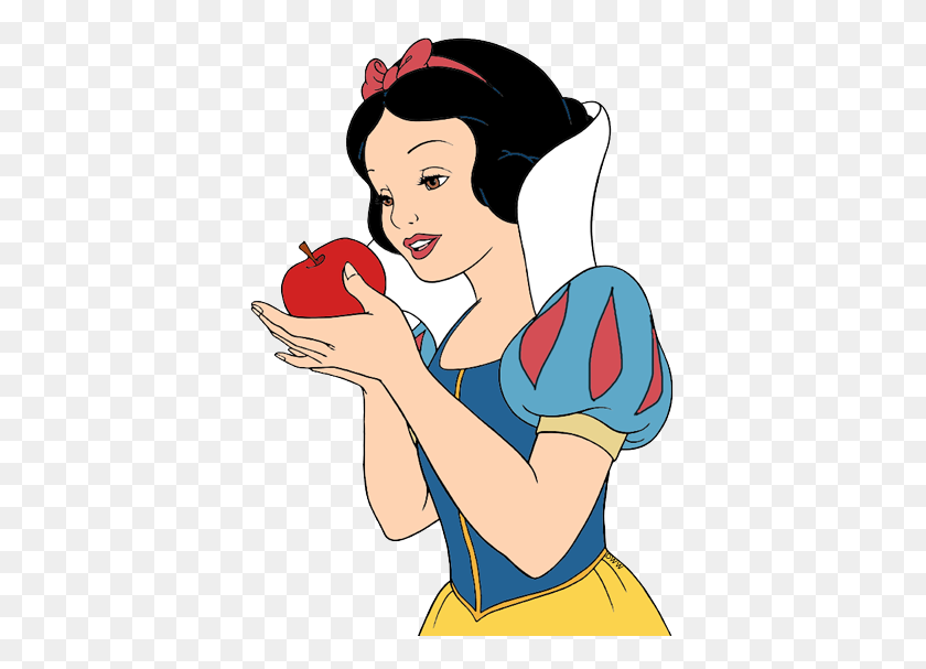 389x547 Snow White Clip Art Disney Clip Art Galoree - Snow White Apple Clipart