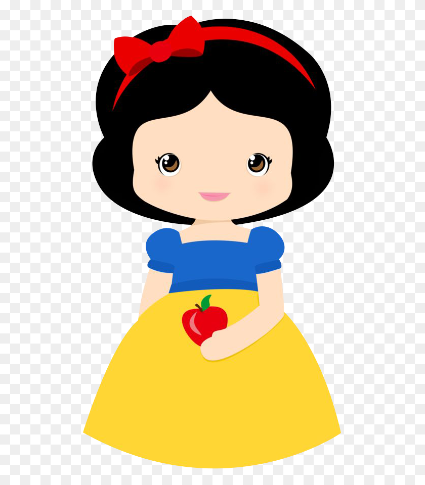 515x900 Snow White Snow White, Snow - Falda Clipart