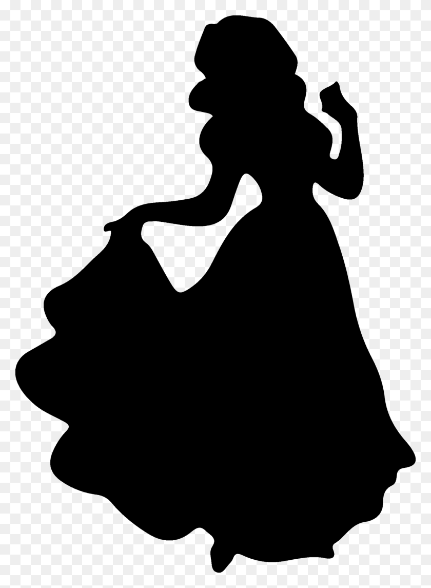 1472x2048 Snow Whitesilhouette - Princess Clipart Blanco Y Negro
