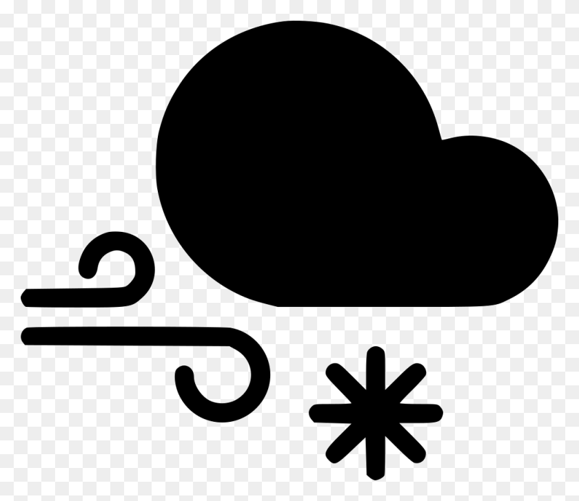980x840 Snow Wind Cloud Gust Png Icon Free Download - Gust Of Wind Clipart