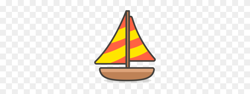 256x256 Snowball Icon - Boat Emoji PNG