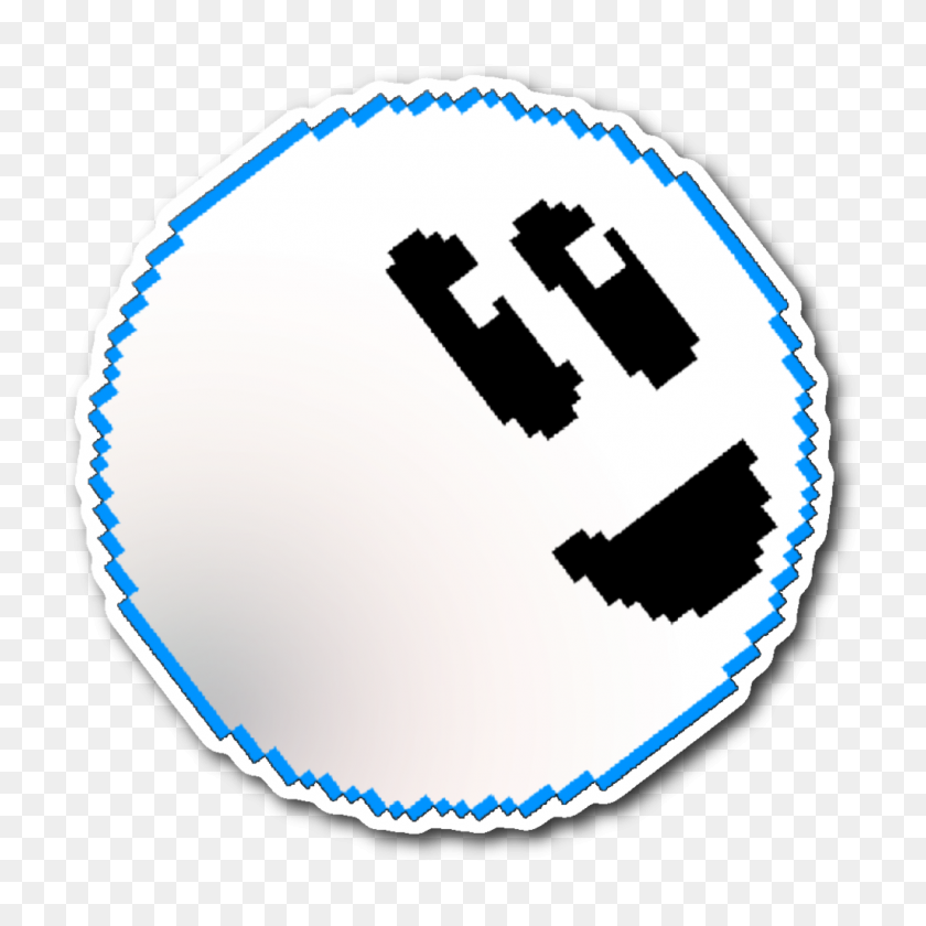 1024x1024 Snowball Sticker Goldbargames - Snowball PNG