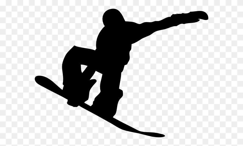 600x445 Snowboard Clipart - Snow Skiing Clip Art