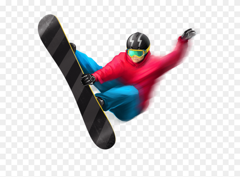 851x614 Snowboard Man Png - Snowboard PNG