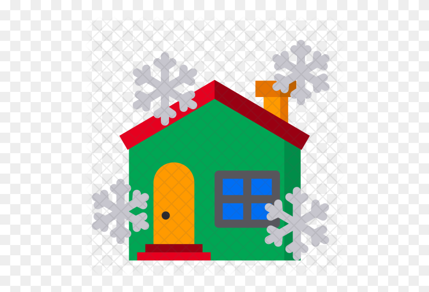 512x512 Snowfall Clipart Snow House - Snow Storm Clipart