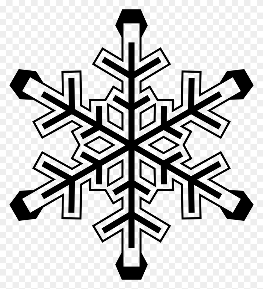 2000x2213 Snowflake - Snowflake Vector PNG