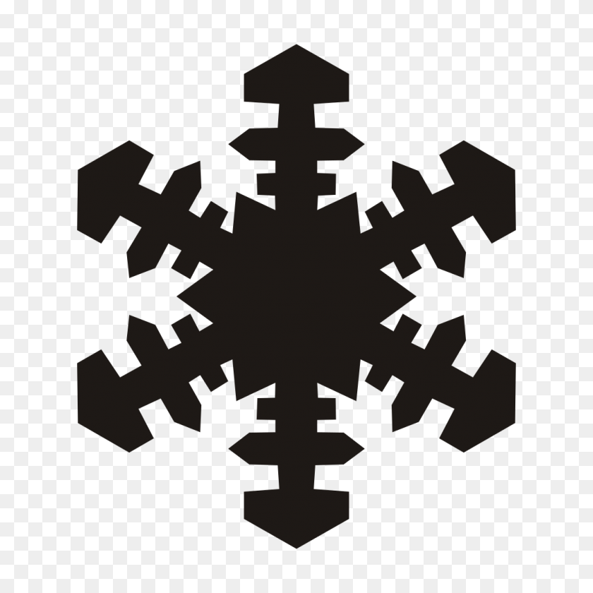 1024x1024 Snowflake - Snowflake Vector PNG