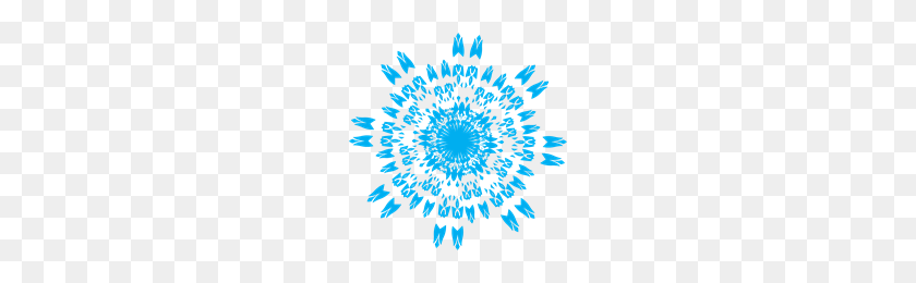 200x200 Snowflake Blue Logo Vector - Snowflake Vector PNG