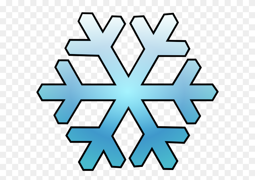 600x533 Snowflake Clip Art - Snowflake Background Clipart