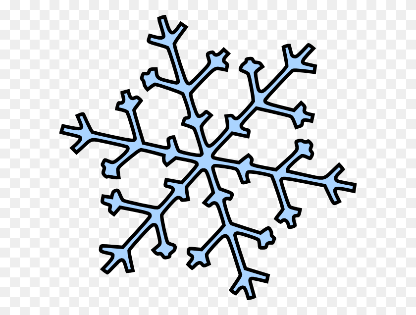 600x576 Snowflake Clip Art - Breeze Clipart