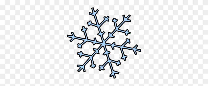 300x288 Snowflake Clip Art - Snowflakes Clipart Transparent Background