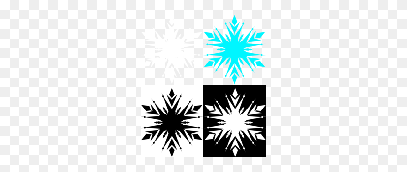 260x295 Snowflake Clipart - Snowflake Border Clipart