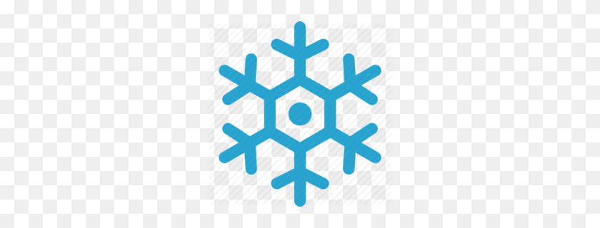 260x260 Snowflake Clipart - Snowflake Emoji PNG