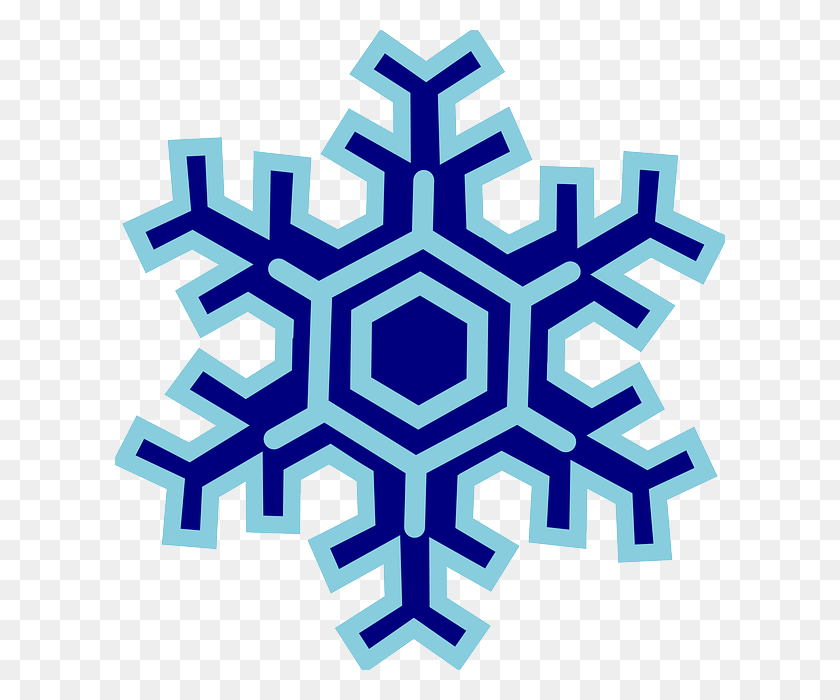 610x640 Snowflake Clipart, Suggestions For Snowflake Clipart, Download - Silver Snowflake Clipart