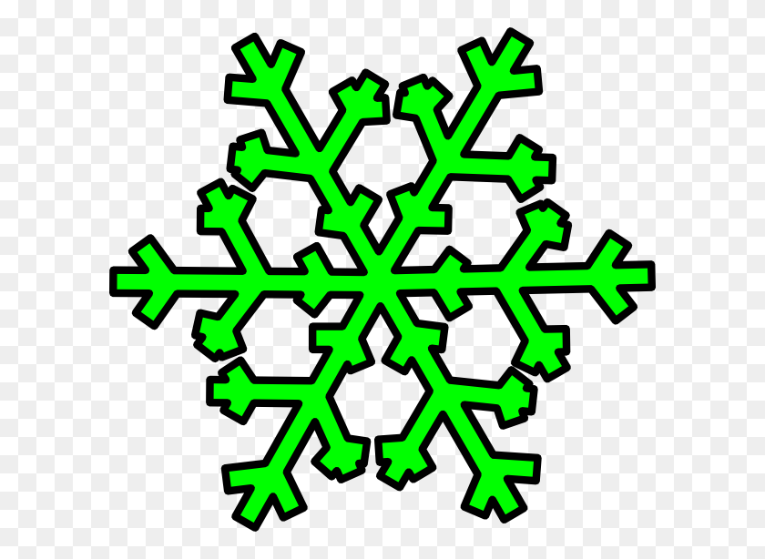 600x554 Snowflake Clipart Vector - Snowflake Clipart No Background