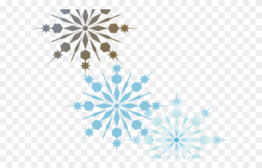 640x480 Snowflake Clipart Winter Wonderland - Winter Background Clipart