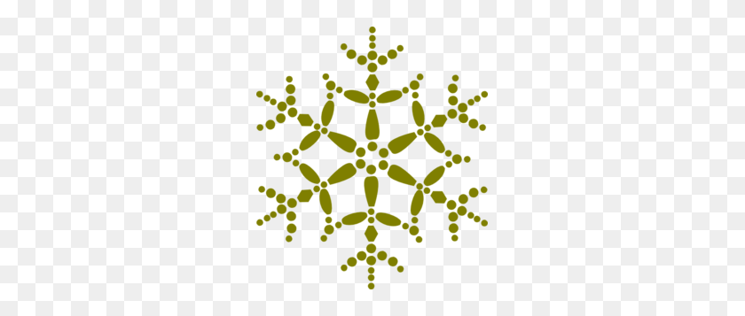 261x297 Snowflake Cliparts Gold - Gold Snowflake Clipart