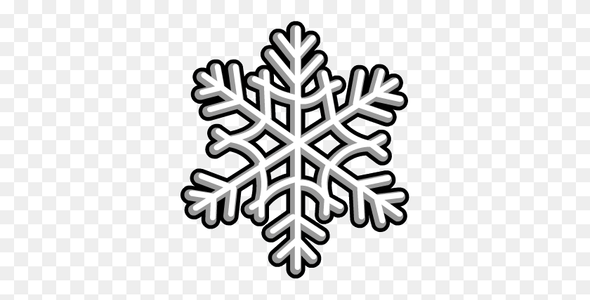 326x368 Snowflake Drawing Clipart Concert Decoration Inspiration - Snowflake Black And White Clipart
